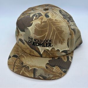 The Bold Look of Kohler Camo Snapback Baseball Hat Cap Adjustable Flat Bill NWOT